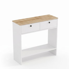 Hanah Home Aparador Modera Roble Zafiro y Blanco